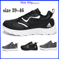 【Shoe King】Ready Stock Size39-46  Men and Women Fashion Breathable Ultra Light Non-slip Casual Sports Running Shoes Mens Shoes