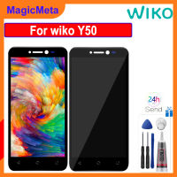 MagicMeta ต้นฉบับสำหรับ Wiko Y50 LCD ชิ้นส่วนหน้าจอแอลซีดีสัมผัส LCD สำหรับหน้าจอ Y50 Wiko