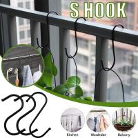 Black S-shaped Hook Small Hook Clothing Store S Hook Flower Pot Hook Hanger Hook Hardware B3W7