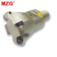 MZG EMRM RP 0802 1003 1204 เม็ดมีดคาร์ไบด์ยึดโลหะผสม End Mill Arbor Cutting Machining Round Nose Modular Milling Cutter