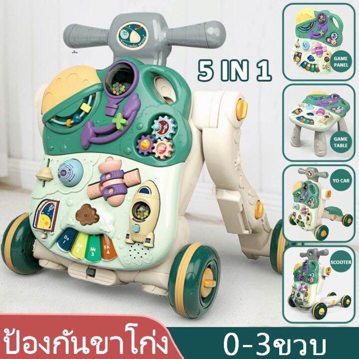 5-in-1-รถหัดเดินเด็ก-ป้องกันขาโก่ง-สำหรับเด็ก-0-3ขวบ-ปรับระดับได้-3-in-1-รถผลักเดิน-ของเล่นเด็กมีเสียงและไฟ-17003