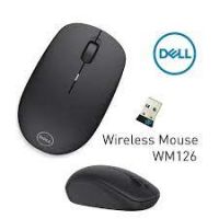 WM126 DELL OPTICAL WIRELESS MOUSE - BLACK - S&amp;P ประกันศูนย์ไทย 1ปี