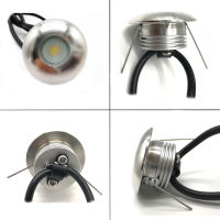 LED Deck Light 1W Underground Lamp Outdoor Garden Buried Light IP67 Terrace Floor Light Landscape Step Pathway Ground Light 12V