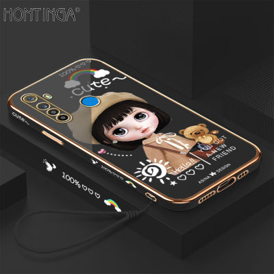 Hontinga เคสโทรศัพท์มือถือ เคสเรียลมี ลายการ์ตูน สำหรับRealme 5 5i 5S 6i 5 Pro
