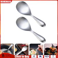 HOMEMAXS [Clearance] Serving Spoon Rice Paddle Scoop Non- Scoops Cooking Spoons Stainless Steel Cooker