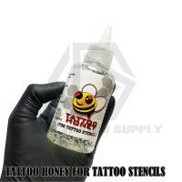 HONEY FOR TATTOO STENCILS น้ำยาลอกลายแบบเจล เจลลอกลายผึ้ัง น้ำยาลอกลาย เจลผึ้งสำหรับลอกลาย ขนาด 120ml.และ 240ml