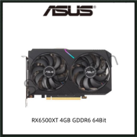 USED ASUS DUAL RX6500XT 4GB GDDR6 64Bit RX 6500 XT Gaming Graphics Card GPU