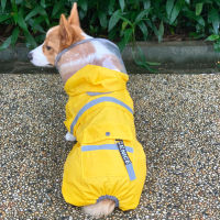 2023 เสื้อกันฝนสุนัข Corgi ป้องกันท้องเสื้อผ้าสุนัขพิเศษสำหรับสุนัข Corgi รวมทุกอย่างอุปกรณ์สัตว์เลี้ยงกันน้ำสี่ขาสำหรับสุนัขขนาดเล็ก