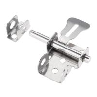 Door Latch Bolt Silver Stainless Steel Anti theft Hasp Latches for Doors Cabinet Gate Lock Durable Hardware Accessories