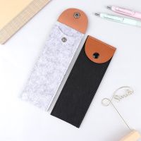 Felt Pen Bag Glasses Protective Case Pencil Pocket Pen Pouch Mini Stationery Organizer Bag