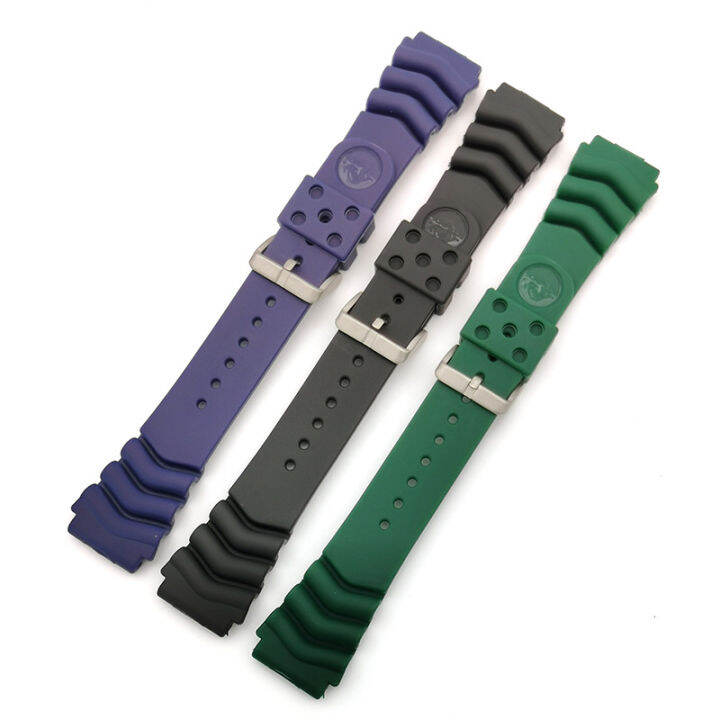 นาฬิกาดำน้ำ-strap18mm-20มม-22มม-สายซิลิโคนกันน้ำสำหรับ-seiko-skx007สายรัดข้อมือเล่นกีฬาอุปกรณ์เสริมสายรัดข้อมือ