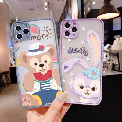 เคสขอบสีลายการ์ตูนเคสกันรอยกล้องสำหรับ เคสโทรศัพท์ IPhone 6P/6splus 7/8/SE 7P/8Plus X/xs Xsmax 11 11Pro 11Promax #886