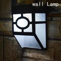 Solar Powered Wall Lamp Mount LED Light Outdoor Garden Path Landscape Fence Garden Outdoor Street Waterproof Solar Yard Lamp