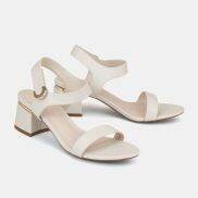 Giày Sandal Nữ 5cm Thời Trang JUNO Quai Ngang Hậu Xé Dán SD05099