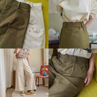 katji / พร้อมส่ง Linen Pants กางเกงลินิน ปักลาย doodle size S , M