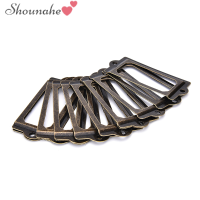 shounahe?Cheap? 12pcs โบราณป้ายลิ้นชักทองเหลืองดึงกรอบจัดการชื่อผู้ถือบัตร + สกรู,