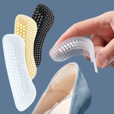 Silicone Heel Pads for Big Shoes Women High Heels Pain Relief Antiwear Feet Pad Cushion Insert Insole Heel Protector Sticker Shoes Accessories