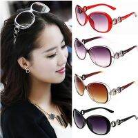 Sunglasses Ladies Anti-Ultraviolet Jade Crystal Texture Sunglasses Gradient Black Outdoor Sunglasses Oculos Sol Feminino