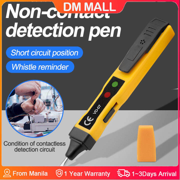 DM Noncontact Inductive AC/DC Voltage Meter Electric Pen Continuity