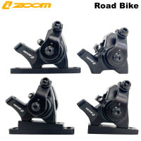 ZOOM Road Bike Line Pull Disc ke 140mm 160mm Aluminum Alloy Flat Mount Mechanical ke Caliper Road Cycling Disc ke