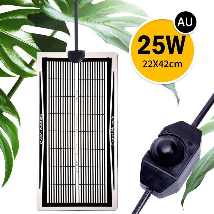 Reptiles Heat Mat Warm Heating Pads 535W Adjustable Temperature