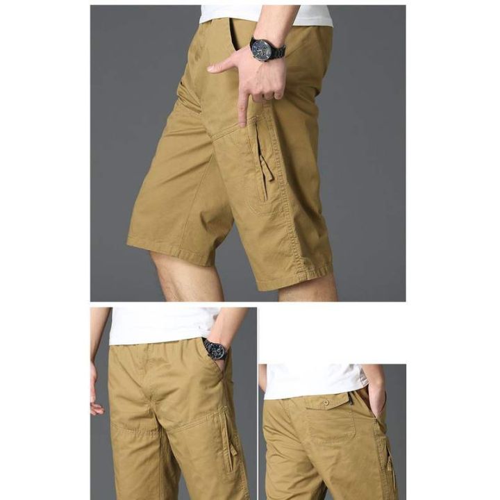 miinshop-เสื้อผู้ชาย-เสื้อผ้าผู้ชายเท่ๆ-555-l-6xl-กางเกงขาสั้นลำลอง-กางเกงขาสั้นมีกระเป๋า-กางเกงเอวยืด-ขาสั้นสีพื้น-กางเกงขาสั้นแฟชั่น-กางเกงขาส่วน-ไซส์ใหญ่-เสื้อผู้ชายสไตร์เกาหลี