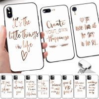 [HF16] Simple English Word วลีแรงบันดาลใจเคสโทรศัพท์สำหรับ iPhone 11 12 13 Mini Pro XS สูงสุด8 7 6 6S Plus X 5S SE 2020 XR Case