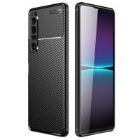 สำหรับ Sony Xperia 1 IV เคส TPU กันกระแทกเนื้อคาร์บอนไฟเบอร์ (คลังสินค้าพร้อม)