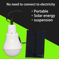 LED Solar Bulb Camping Tent Light Waterproof Powered Garden Yard Path Decorative Lamp Rechargeable Outdoor Hiking Fishing Lights