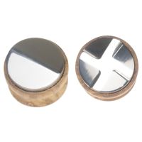 X2Cloth Powder,304 Stainless Steel/Solid Wood Coffee Tamper 58.35MM Coffee Distributor Coffee Powder Hammer