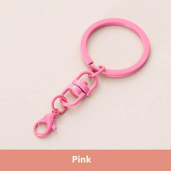 10pcs-candy-สีพวงกุญแจกุ้งก้ามกราม-clasp-hook-หมุนหัวเข็มขัดสำหรับเครื่องประดับ-diy-ทำพวงกุญแจ-key-ring-อุปกรณ์เสริม-jieloe