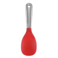 ﹉✆♙ Silicone Rice Spoon Heat-resistant Practical Durable Home Plastic Serving Spoons