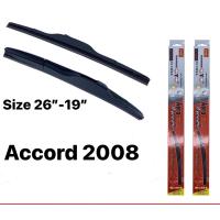 โปรโมชั่นพิเศษ ที่ปัดน้ำฝน ใบปัดน้ำฝน ซิลิโคน ตรงรุ่น Accord 2008 ไชค์26”-19” ยี่ห้อ Diamond กล่องแดง 1คู่ ราคาถูก ใบปัดน้ำฝน ราคาถูก รถยนต์ ราคาถูกพิเศษ