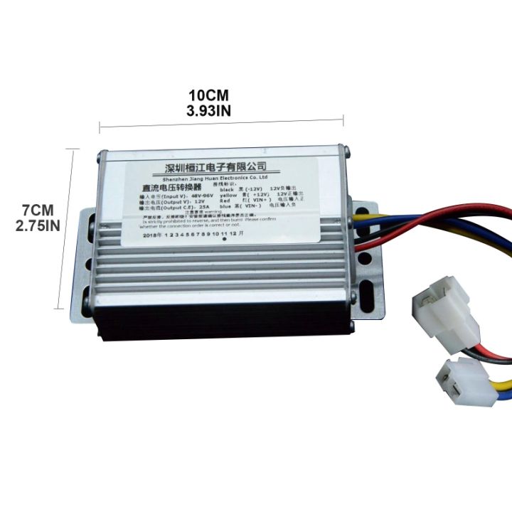 dc-dc-24v-36v-48v-100v-to12v-25a-power-converter-ตัวควบคุมแรงดันไฟฟ้า-step-down-โมดูลพลังงานสำหรับเครื่องเสียงรถยนต์-ไฟ-led