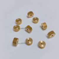 10pcs/Lot 0.4Modulus Hole1.48mm/1.98mm/2.28mm Copper Gear 4mm Outer Diameter 0.4M 8Teeth/9T/10T/11T/12T/13T/14T/15T/16T/17T/18T