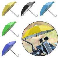 Motorcycle Phone Holder Mini Sunshade Umbrella Mini Size Windproof Anti UV Rain Cover Umbrella for Rain SunBicycle Decoration Selfie Sticks