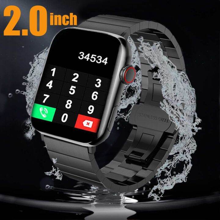 zzooi-2-0-inch-smart-watch-series-7-woman-man-2022-x8-max-supports-hebrew-calling-female-smartwatch-men-heart-rate-monito-watch-box