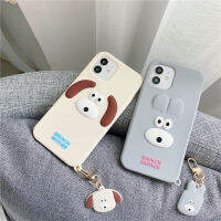 ใหม่เคสโทรศัพท์ซิลิโคนเหลวนิ่มรูปกระต่ายฮิปฮอปสุนัขซน3มิติสำหรับ IPhone 14 Pro Max 13 Pro 12 11 Pro X XR XS Max SE 7 8 Plus เคสกันกระแทกจี้น่ารัก