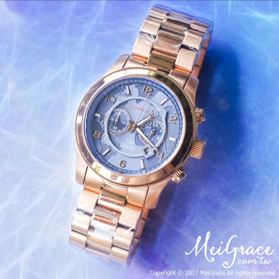 Michael kors hunger sale stop watch rose gold