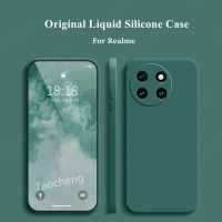 เคสสำหรับ Realme 11 Realme11 4G 5G 2023เคสนิ่มใส่โทรศัพท์ซิลิโคน TPU แฟชั่นสีทึบคู่รุ่นกันกระแทกฝาครอบหลัง