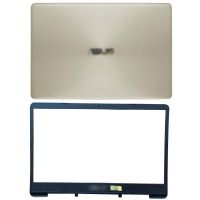 Newprodectstscoming Non Touch Gold Laptop Case LCD Back Cover/Front Bezel For ASUS VivoBook X411 X411U X411UF X411UN X411UA Notebook Computer Case