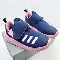 ADIDASeˉเด็กชายและเด็กหญิงน้ำหนักเบานุ่มแต่เพียงผู้เดียวรองเท้าผ้าใบ Velcro รองเท้านักเรียน Unisex รองเท้ากีฬาเด็กสำหรับสวมใส่ทุกวันและการฝ