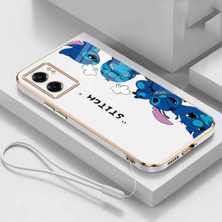 oppo-a77-5g-a96-a76-4g-oppo-16k-เคสลายการ์ตูนเลนส์สัตว์ประหลาด-a16เคสโทรศัพท์มือถือชุบหรูหรากันกระแทกพร้อมสายคล้อง