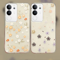 เคสVivo V29 5G ลายดอกไม้น่ารักปลอกซิลิโคนอ่อนนุ่มโปร่งใส Vivo V29 5G ฝาครอบโทรศัพท์