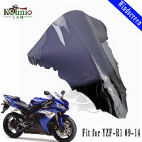 เหมาะสำหรับ2009-2014 YZF-R1 YZF R1อุปกรณ์มอเตอร์ไซค์กระจกกระจก YZFR1 YZF 1000 2010 2011 2012 2013ลมหน้าจอ