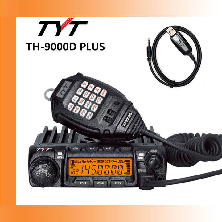 TYT TH-9000D พลังงานสูง45วัตต์136-174เมกะเฮิร์ตซ์เครื่องส่งรับวิทยุระยะ ...