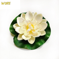 ?【Lowest price】WORE เทียมน้ำลอยลิลลี่ EVA Lotus Flower Pond Decor 10cm เทียมโลตัส