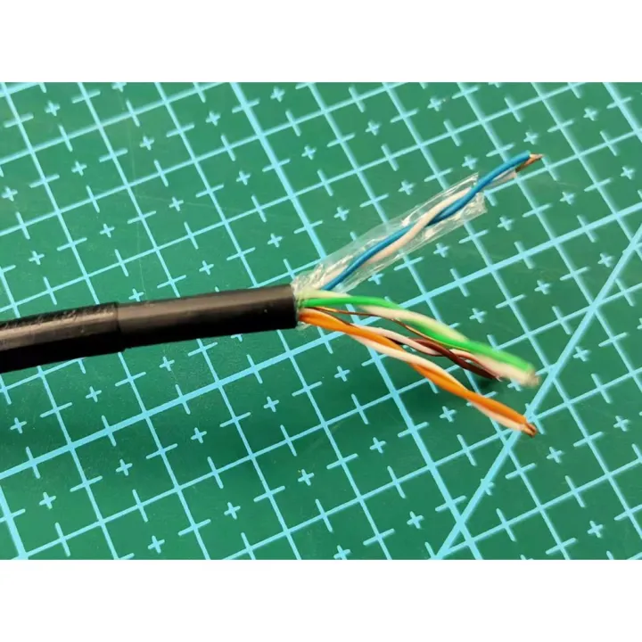 OP Cat 5e Cat5e Cat.5e outdoor FTP UTP cable with metal shielded RJ45