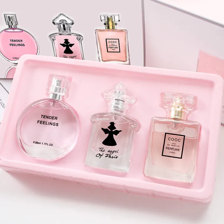 Paris Angel Perfume Gift Set Tender Feeling/Paris Angel/Coco 3*30ml