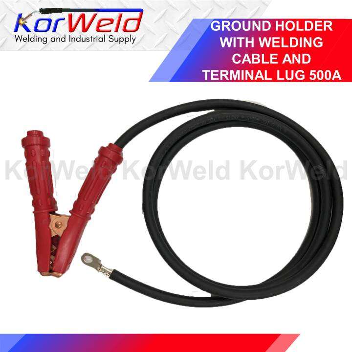 Ground Holder with Welding Cable and Terminal Lug 500A Lazada PH